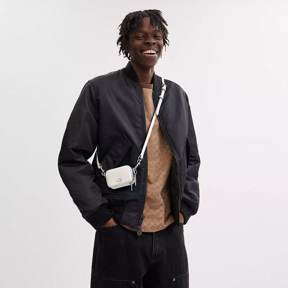 NWT ❤️ Coach Pouch Crossbody Chalk - Picture 4 of 13